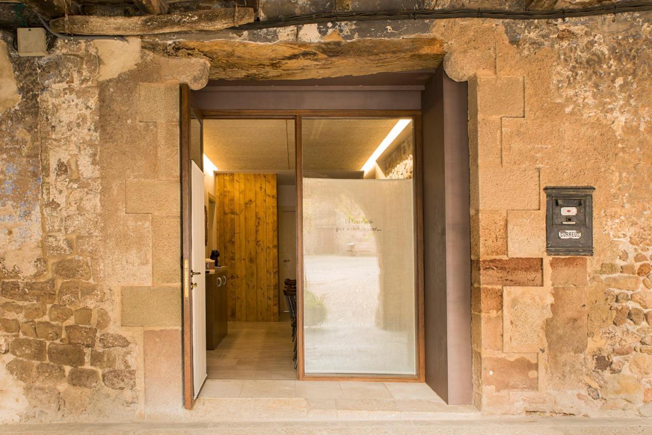 Habitacions Placa Major Santa Pau Exteriör bild